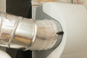 The Benefits of Multi-Stage Humidity Control. Whole House Humidifier Installed on Furnace Duct.